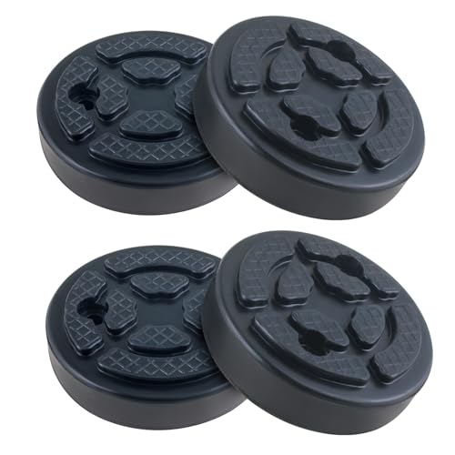 GIVIHGETI 4 Stück 120 x 30mm Gummiauflage Parkhebebühne Gummiteller Hebebühne Gummiaufnahme, Gummiauflage, Aufnahmegummi, Wagenheberauflage für Wagenheber und Hebebühnen
