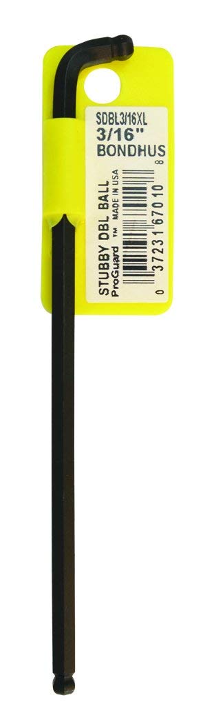 Bondhus, SDBL5/16 Stubby Double BALLEND HEX Key, 5/16", 67013