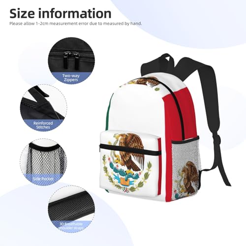 Sac à dos décontracté Mexique pour les cours de l'université et le travail - 4