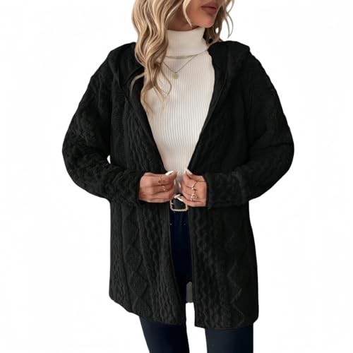 Cardigan mi-long en velours idéal pour vos sorties fraîches d'automne