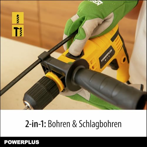 Powerplus Schlagbohrmaschine POWXBOX008 - Bohrmaschine 810 W + 158 Acc. – Bild 6
