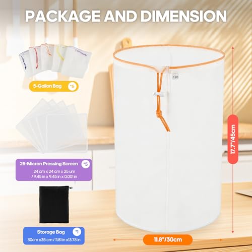 5-Pack All-Mesh Filter Bags