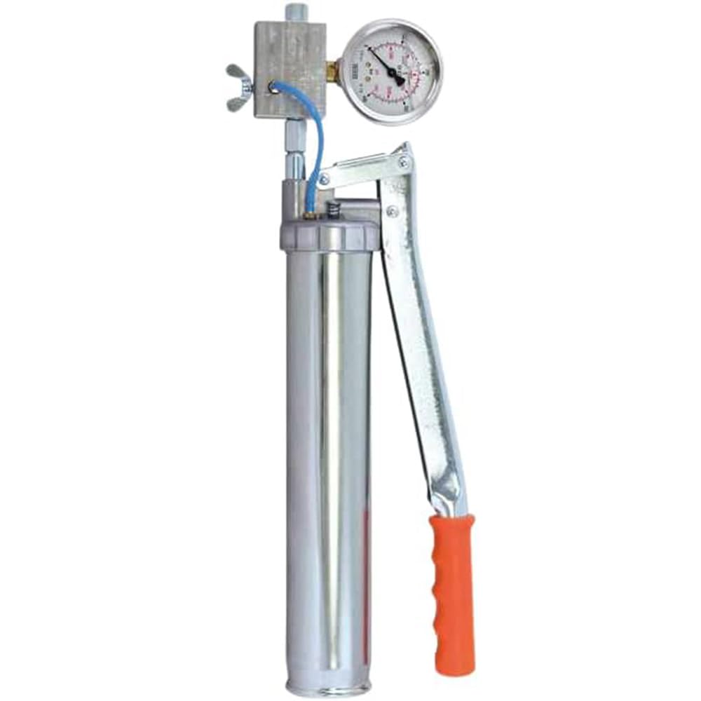 Pack Pistola Inyección con Manómetro + 1000 Packers + Boquilla + Latiguillo | Pack completo para impermeabilización, sellado de grietas y filtraciones mediante resinas a presión en muros y suelos