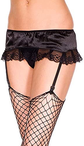 Image of ToBeInStyle Women's Lace Classic Elegant Sheer Garter Belt