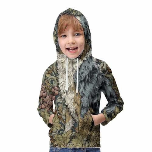 Sweat à capuche enfant chaud et résistant : pull imprimé 3D qui ne ternit pas
