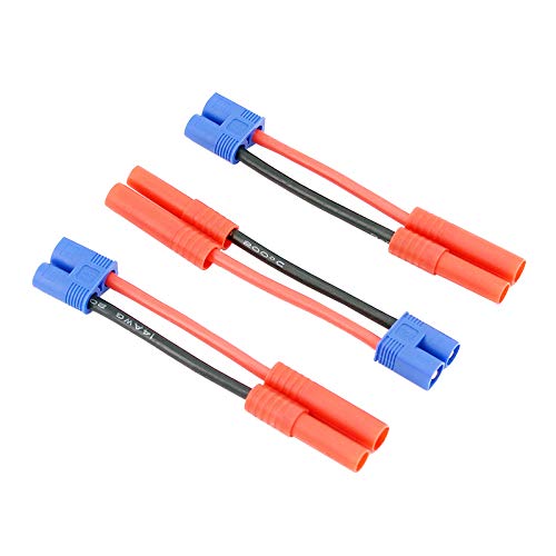 Adaptador cable conector EC3 macho a HXT 4mm hembra x3 miniatura 2