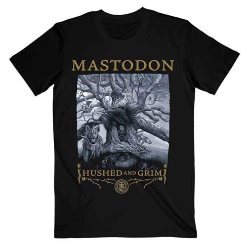 T-shirt Mastodon Hushed & Grim une idée cadeau originale pour fan de rock homme