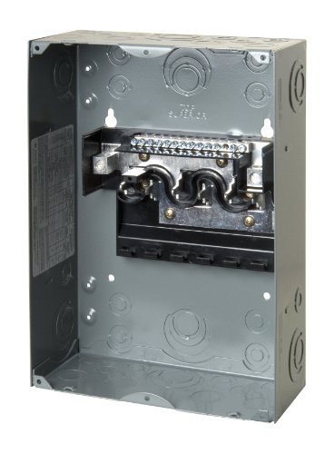 Square D - Hom612L100Scp Homeline Load Center With Cover, 100-Amp Fixed Main Lugs, 1-Phase, 6-Space, 12-Circuit, Indoor #TOP4