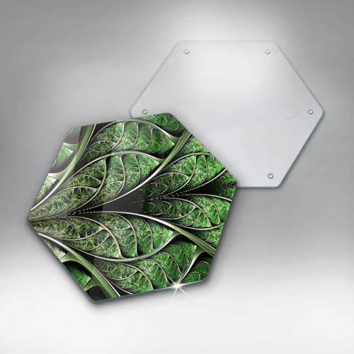 Planche à découper Wallfluent hectagonale 40cm résistante pour cuisson
