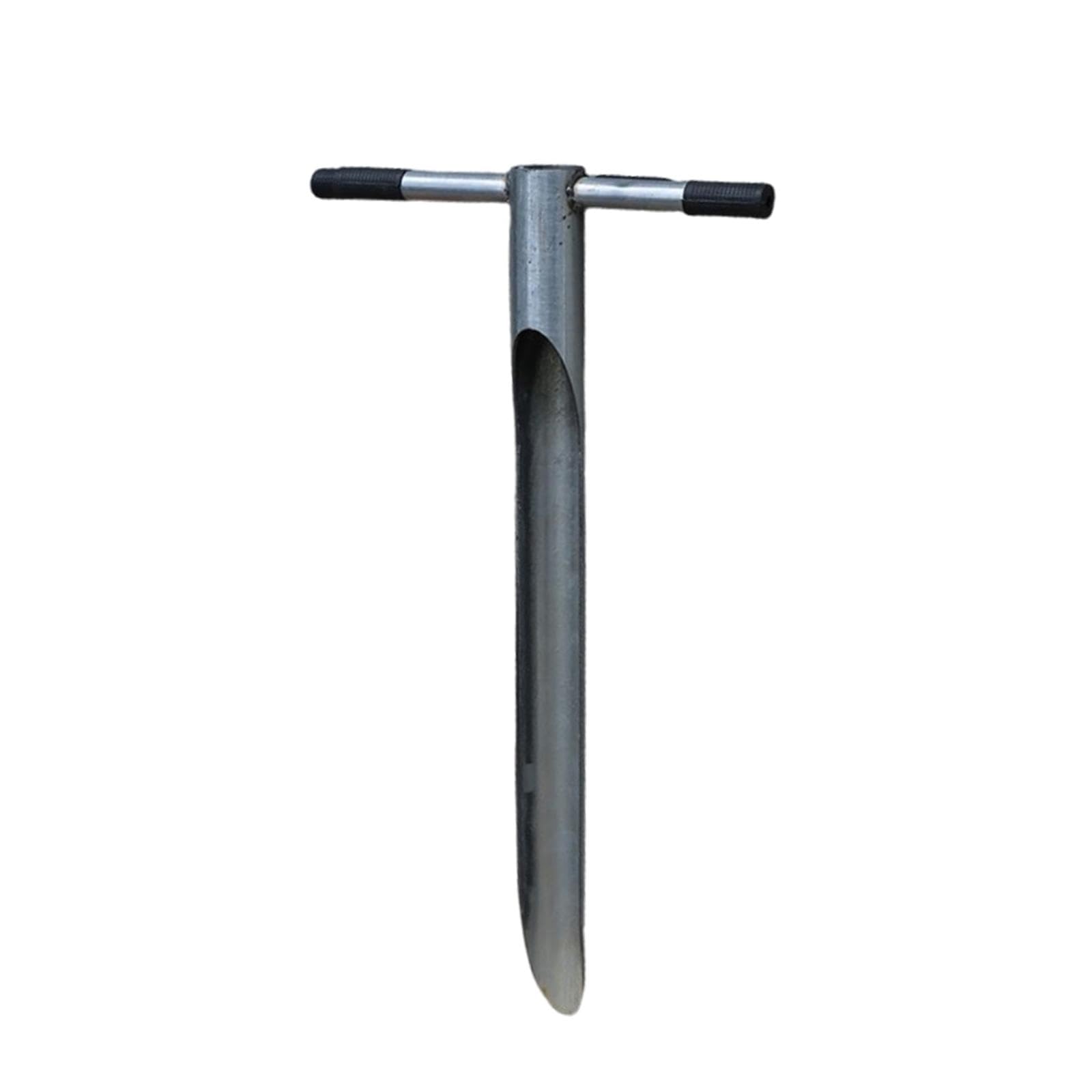 Bodenprobensonde, 80 cm lang, Bodenprobenahmegerät für Pflanzenpflege, Forstwirtschaft und Gartenbau, 6cm
