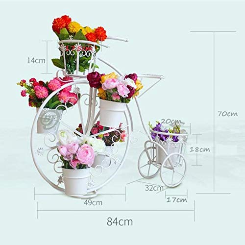Support de fleurs pour vélo intérieur extérieur et étagères de jardin robustes - 3