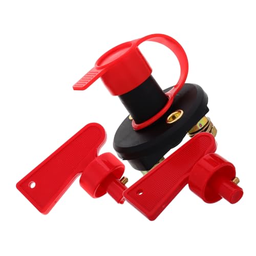 STOBAZA Battery Disconnect Switch for Rv Boat Trucks 12v 300a Waterproof Universal Easy to Install and Operate