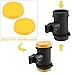 X AUTOHAUX 0280217114 Car Mass Air Flow Sensor Meter MAF Sensor Airflow Replacement for Mercedes-Benz C230 1997-2000 for Mercedes-Benz SLK230 1998-2002