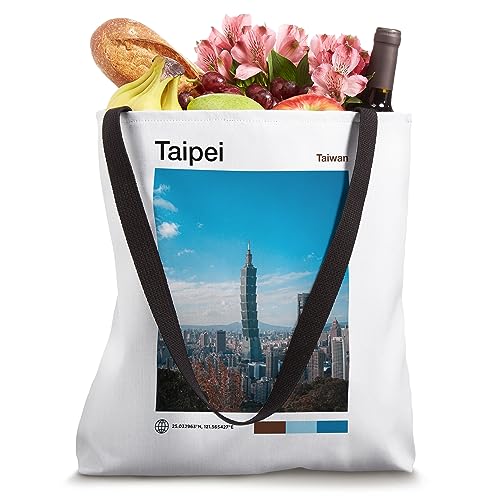 Bolso tote de viaje Taipei - Souvenir de Taiwán miniatura 4