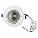 Yencoly Downlight LED Sottile, faretto COB Durevole a Risparmio energetico, supermercato per la(Warm White, 7W Not dimmable)