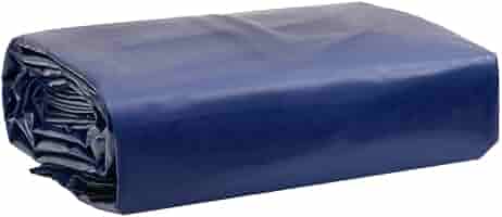 VidaXL Abdeckplane, Plane Abdeckung Reißfest Wasserfest, Schutzplane UV Bestaendig Schimmelbestaendig Schutzhuelle Zeltplane Grau 3 5x5m 650 G M2