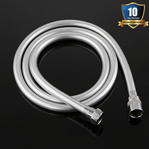 Oupukle Shower Hose 2m, Extra Long Flexible PVC Pipe with Double Brass Head, Anti-Twist, Anti-Kink, Copper, 2m pvc - Image 4