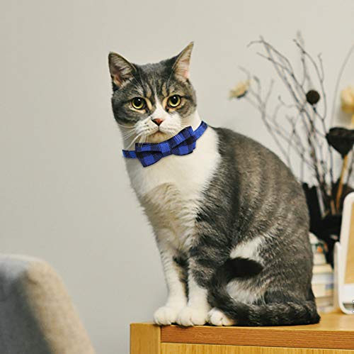 SLSON 4 Pack Cat Collars Breakaway with Bell Cat Collars with Cute Bowtie for Pet Kitten Cats and Small Dogs Pets… - Image 7