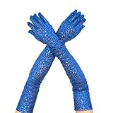 Utilisant un tissu à paillettes sélectionné, ces longs gants offrent à la fois confort et flexibilité, permettant des mouvements gracieux lorsque vous dansez toute la nuit.