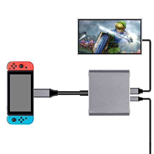 Nintendo Switch Type-C to HDMI変換アダプタ 3in1 ニンテンドー スイッチドック 代わり品 熱対策 映像変換 4K解像度 スイッチ ドックセット HDMI変換アダプタ Macbook Chromebook Android適用 Nintendo Switch Type-C to HDMI変換アダプタ 3in1 ニンテンドー スイッチドック 代わり品 熱対策 映像変換 4K解像度 スイッチ ドックセット HDMI変換アダプタ Macbook Chromebook Android適用