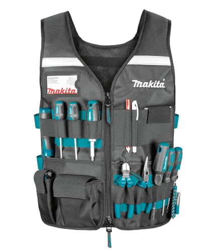 Makita E-15609 chaleco portaherramientas manual para reformas y trabajos en altura 3