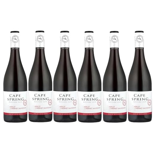 Cape Spring - Rotwein, Merlot Cabernet Sauvignon aus Südafrika (6 x 0.75 l)