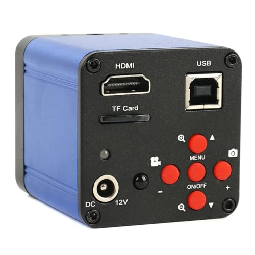 顕微鏡キット 38MP 2K 1080P 60FPS 産業用ビデオ顕微鏡カメラ 顕微鏡レンズアダプター