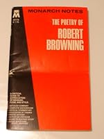 The Poetry of Robert Browning: Monarch Notes B001P1DETC Book Cover