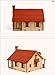 DESKTOP Wooden Model Kit Western House 2 by Young Modeler
