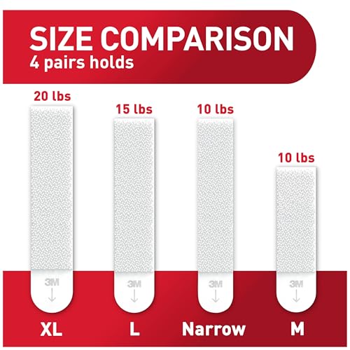Image of Command 15 lb Large 120 Pairs Picture Hanging Strips (240 Strips), Damage-Free Hangers for Picture Frames, No Tools Required, Great for Home Room Wall Decor, White Adhesive