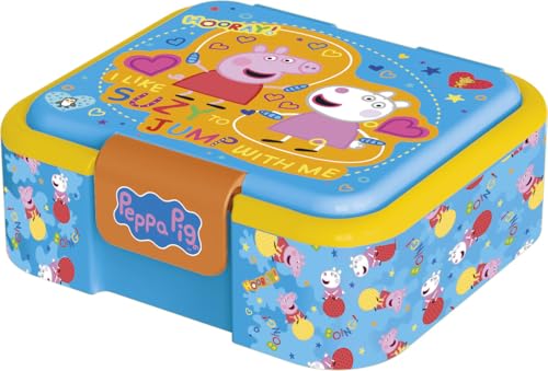 Image of STRIDERS Supreme Multi Compartment Sandwich Box Peppa Pig