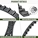 2PCS Traction Belts Climber Tree Stand Straps compatible with Lone Wolf Assault & XOP Strike Force Climbing Tree Stands Sit & Climb Models (2015 & Older) | Heavy-Duty Climber Straps with Teeth Design