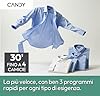 Candy Smart Pro Asciugatrice 10 Kg a Pompa di Calore, Libera Installazione, Connessione Wi-Fi, Controllo da App, 59,6 x 58,5 x 85 cm, Bianca - CSOE H10A2DE-S [Classe di efficienza energetica E]