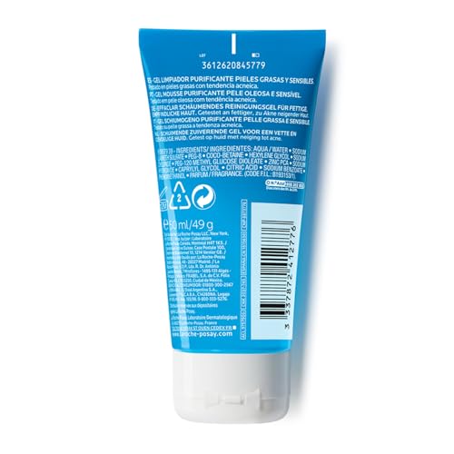 Image of La Roche-Posay Effaclar Purifying Gel Face Wash for Acne-prone skin, 50ml