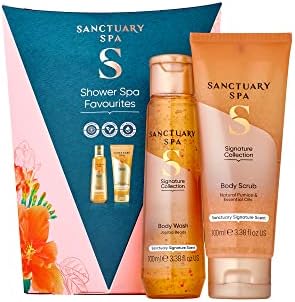 Sanctuary Spa Gift Set Shower Spa Favourites Gift For Women, Birthday, Christmas, Vegan and Cruelty Free 200 ml, Multicolour