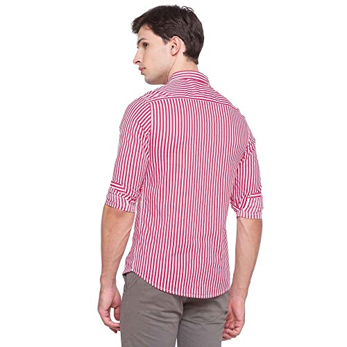 Image of Spykar Men's Checked Slim Fit Shirt
