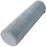 Hoowarm Cervicale Rotolo Cilindro Cuscino 12x40/15x50cm Cuscino a Rullo Lungo Rimovibile Cuscini Collo/lombare Supporto Rimovibile per Divano e Letto, Dormire,Gambe, Yoga(A4,15x60cm/6x24in)