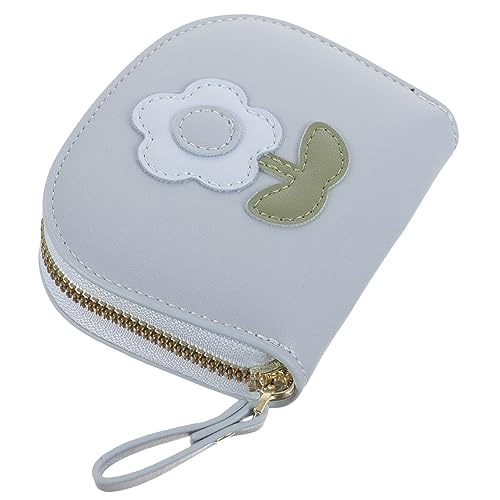 Leather Women Wallet Small Coin Purse Zipper Clutch Cardholder Large Capacity Organized Fashionable