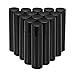 Frcolor 5ml leeren Kunststoff-Lasche Gloss Tube Lip Balm Flasche Container Pack von 25 (schwarz)
