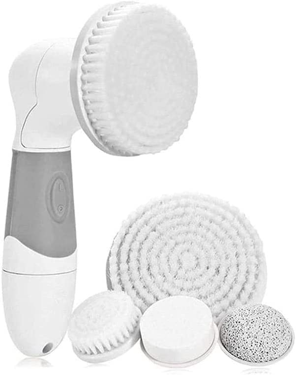 Brosse nettoyante visage étanche avec 4 têtes et 3 modes de massage