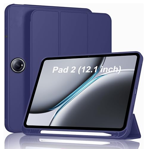 Image of TGK Trifold Cover for OnePlus Pad 2 12.1 inch Tablet Case with Pencil Holder (Royal Blue)