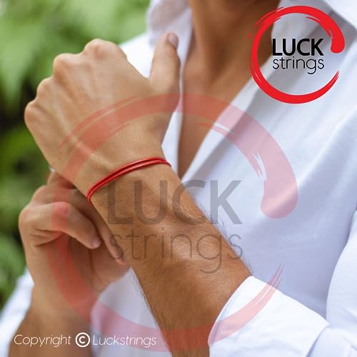 Luck Strings Red Cord Bracelet For Men And Women thumb #1