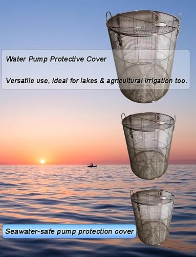 Protector de acero inoxidable premium para bomba de sumidero exterior 7