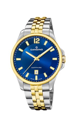 Candino SWISS Orologio Uomo Analogico Acciaio Inossidabile 316L - Movimento
