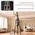 Telescoping Ladder Extension Telescopic Collapsible Rv Telescope Foldable Extendable Tall Compact Aluminum Ladders for House Roof Travel Trailers Adjustable Retractable 330lbs Capacity AType 1.7m