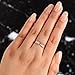 Unique Moissanite Promise Rings for Her, Elegant Wedding Band & Engagement Ring Set Jewelry, Latest Fashion Infinity Eternity Band, Dainty Non-Tarnish Sterling Silver Bridal Bands for Women (8)