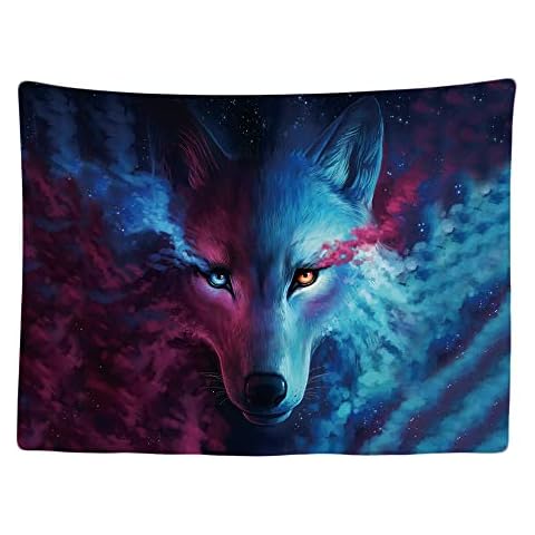 Ulticool Wolf Eyes Decorative Wall Tapestry Cover
