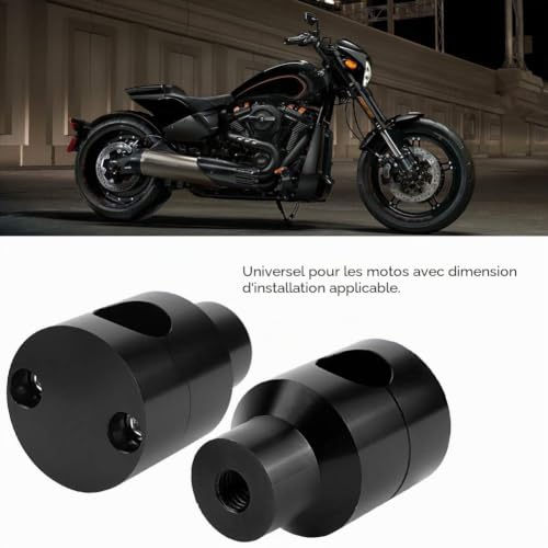 Réhausseur de guidon 22mm pour ajuster la position de pilotage moto