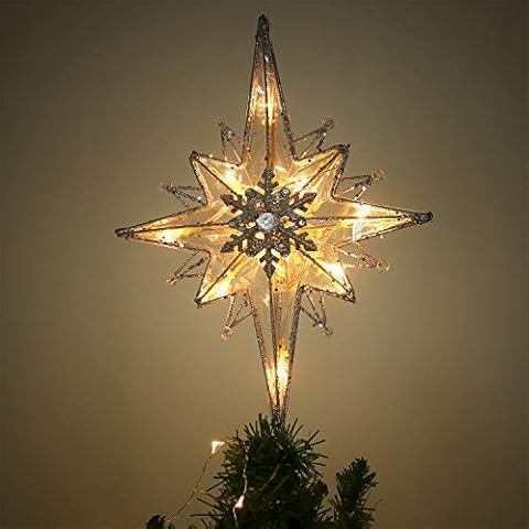 VALERY MADELYN 34.5cm Metall Weihnachtsbaumspitze Cover