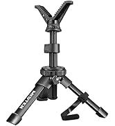 MidTen Portable Shooting Rest for Rifle, Lightweight Shooting Tripod Stand with 360° Rotate V Yok...